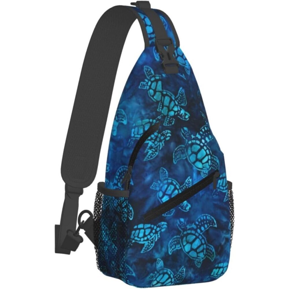 Elevate Your Adventures with the Stylish Sea Turtle Sling Bag - Waterproof - Picture 2 of 8